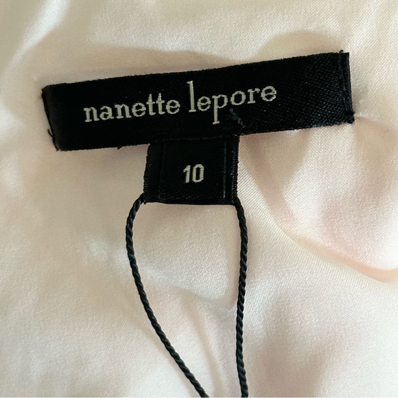 Nanette Lepore Flutter Sleeve Textured Dress - Picture 10 of 10